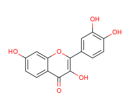 The structural formula of fisetin